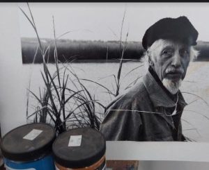 Picture of Depression Era Delaware Artist Jack Lewes.